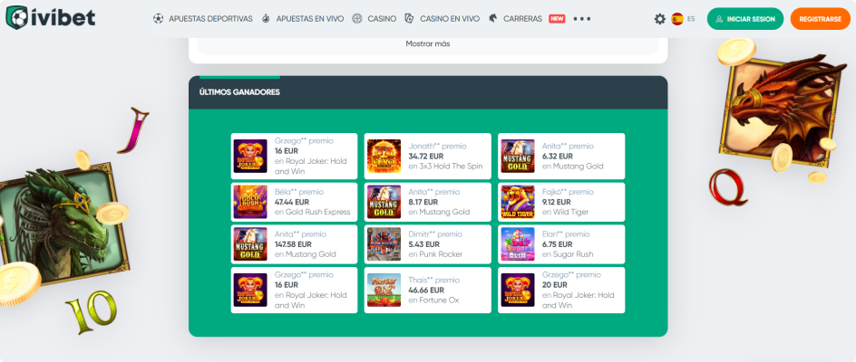 IviBet Mejores Juegos